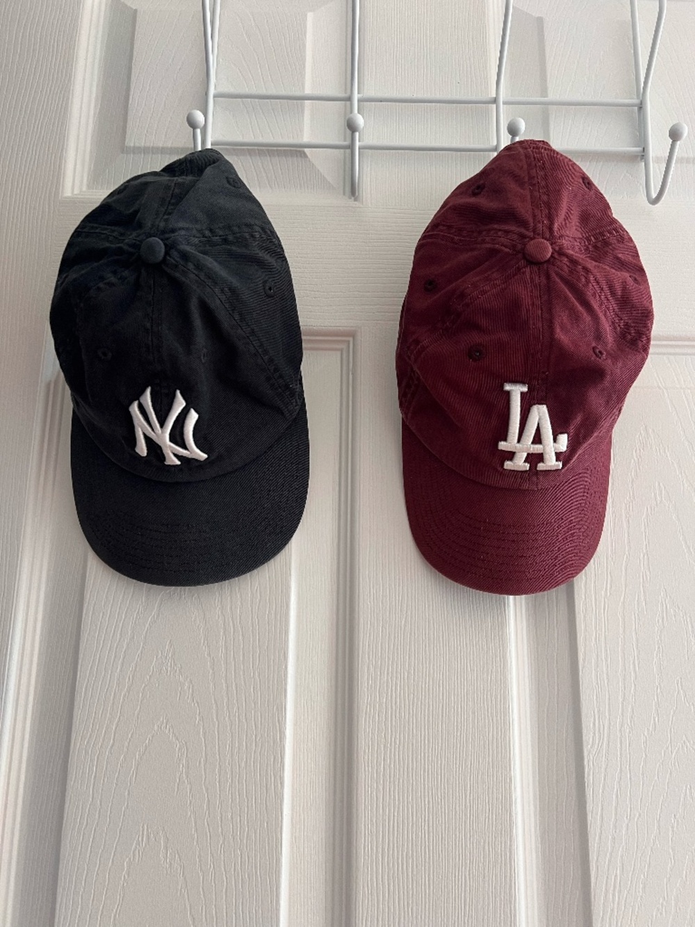 ’47 Brand NY Yankees & LA Dodgers Adjustable Caps – Set of 2